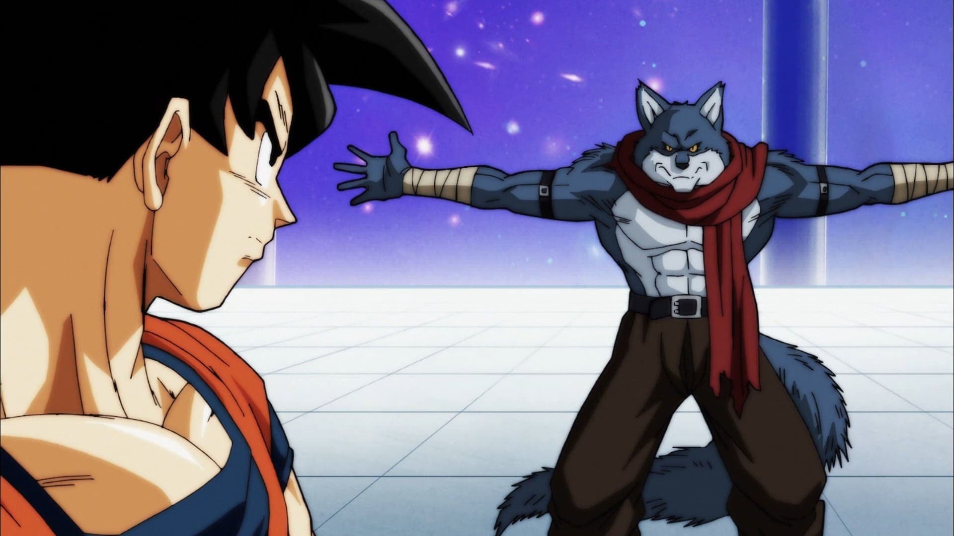 -E81- Bergamo the Crusher vs. Goku! Whose Strength Reaches the Wild Blue Yonder?
