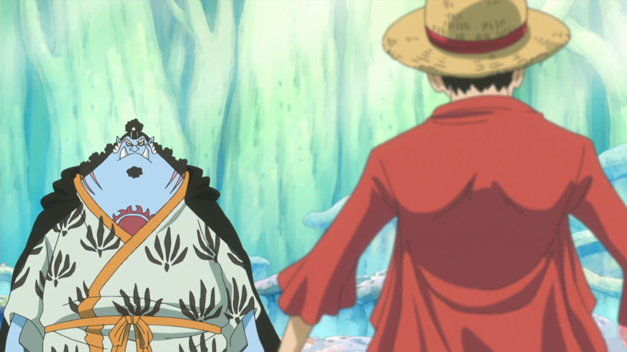 -E549- A Rift Opens Up! Luffy vs. Jimbei!