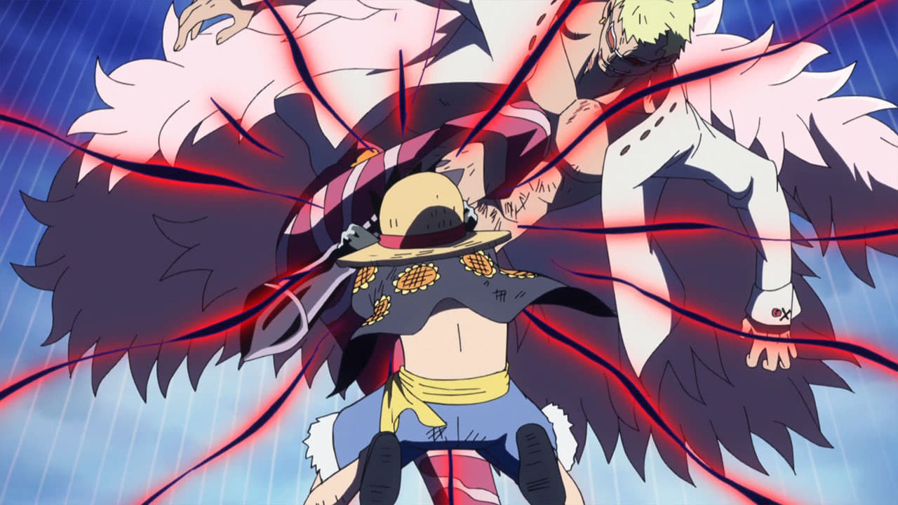 -E723- A Collision of Haki! Luffy vs. Doflamingo!