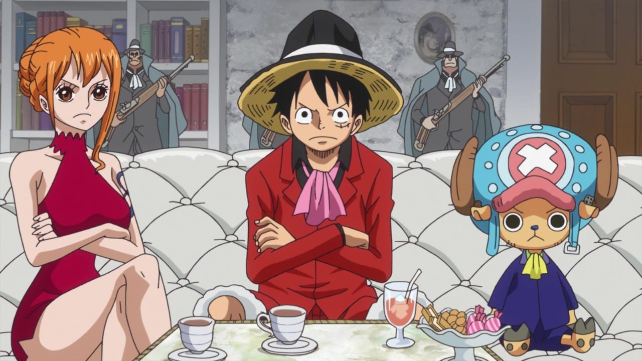 -E827- A Secret Meeting! Luffy vs. the Fire Tank Pirates